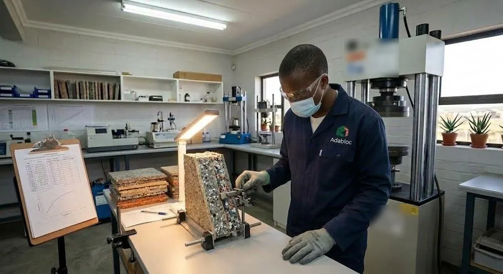 Concept render of a technician testing a sample